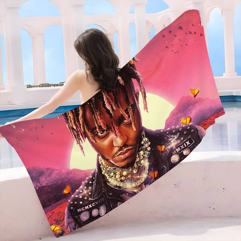W Spa & Wellness - Ręcznik plażowy J-Juice W-Wrld Rapper, kolorowe
