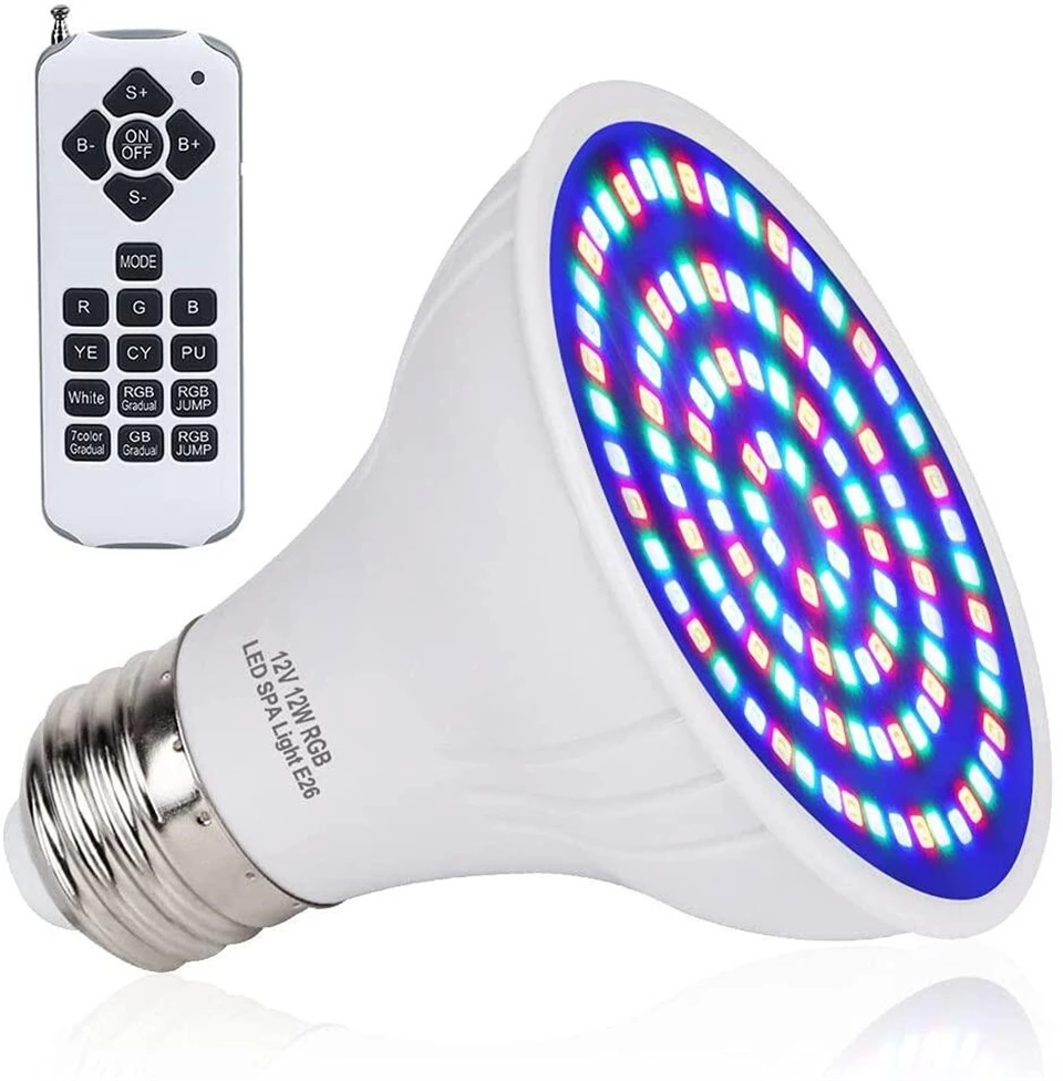 Żarówka LED RGB do basenu E27  – Xy Spa & Wellness Photos recenzja i cena