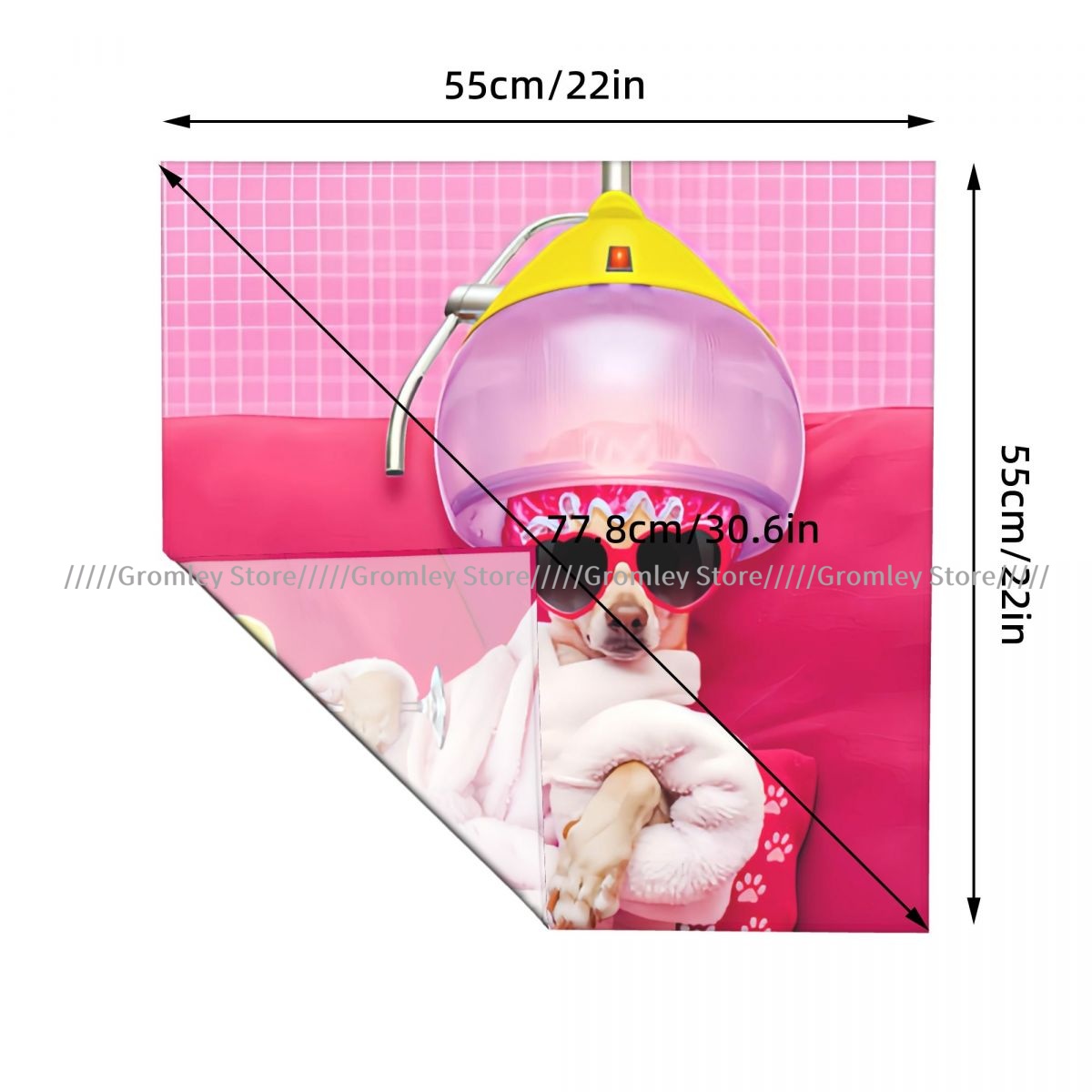 Szalik damski z nadrukiem komi – Spa Wellness In recenzja i cena