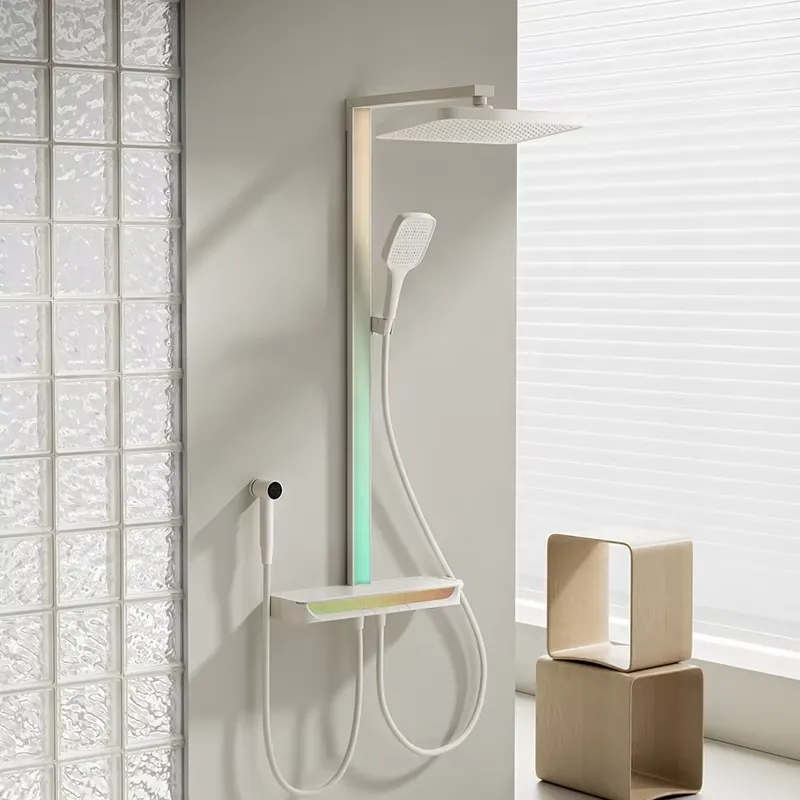 Mosiężny cyfrowy zestaw pryszn – Spa & Wellness Hotel Olympia Mariánské Lázně recenzja i cena